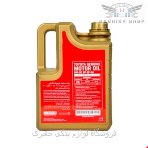 روغن موتور 0W20 هیبریدی تویوتا لکسوس برند اصلی با تضمین اصالت ۴لیتری